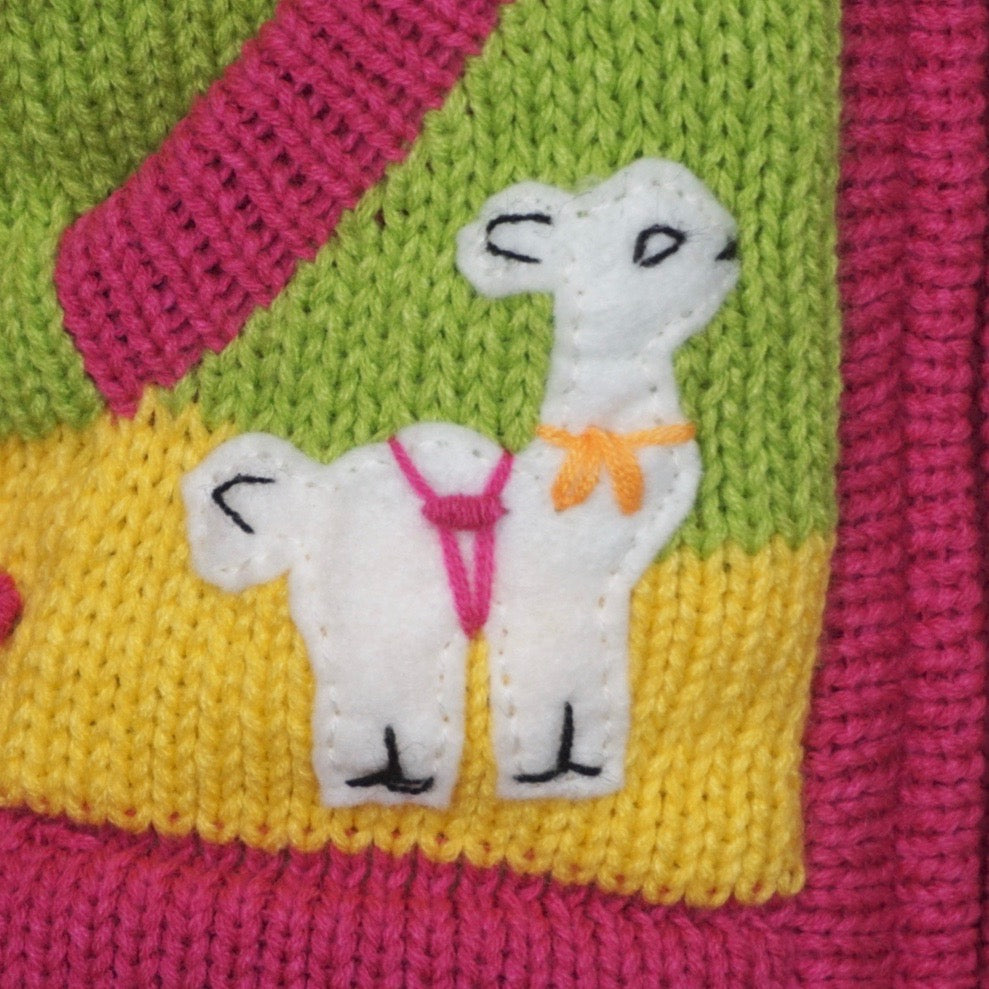 Traditional Peruvian Jumper - Pink