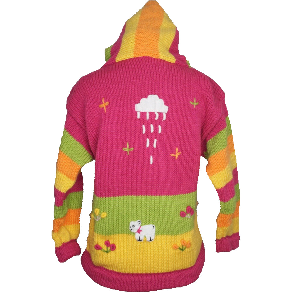 Traditional Peruvian Jumper - Pink