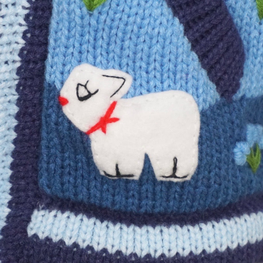 Tradition Peruvian Jumper - Denim Blue