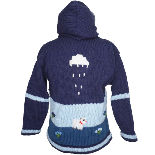 Tradition Peruvian Jumper - Denim Blue
