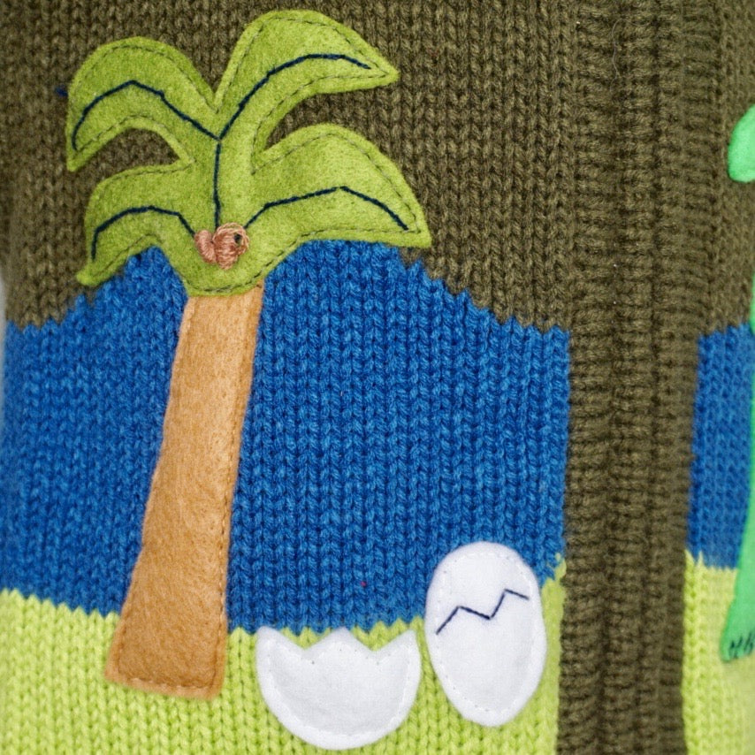 Green Dinosaur Jumper