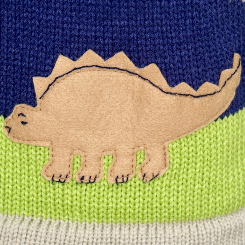 Beige Dinosaur Jumper