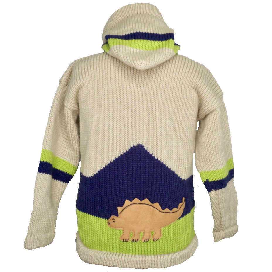 Beige Dinosaur Jumper