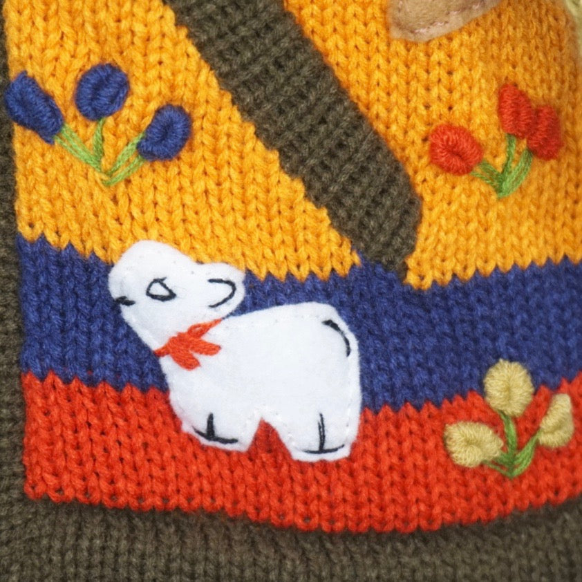 Tradition Peruvian Jumper - Khaki