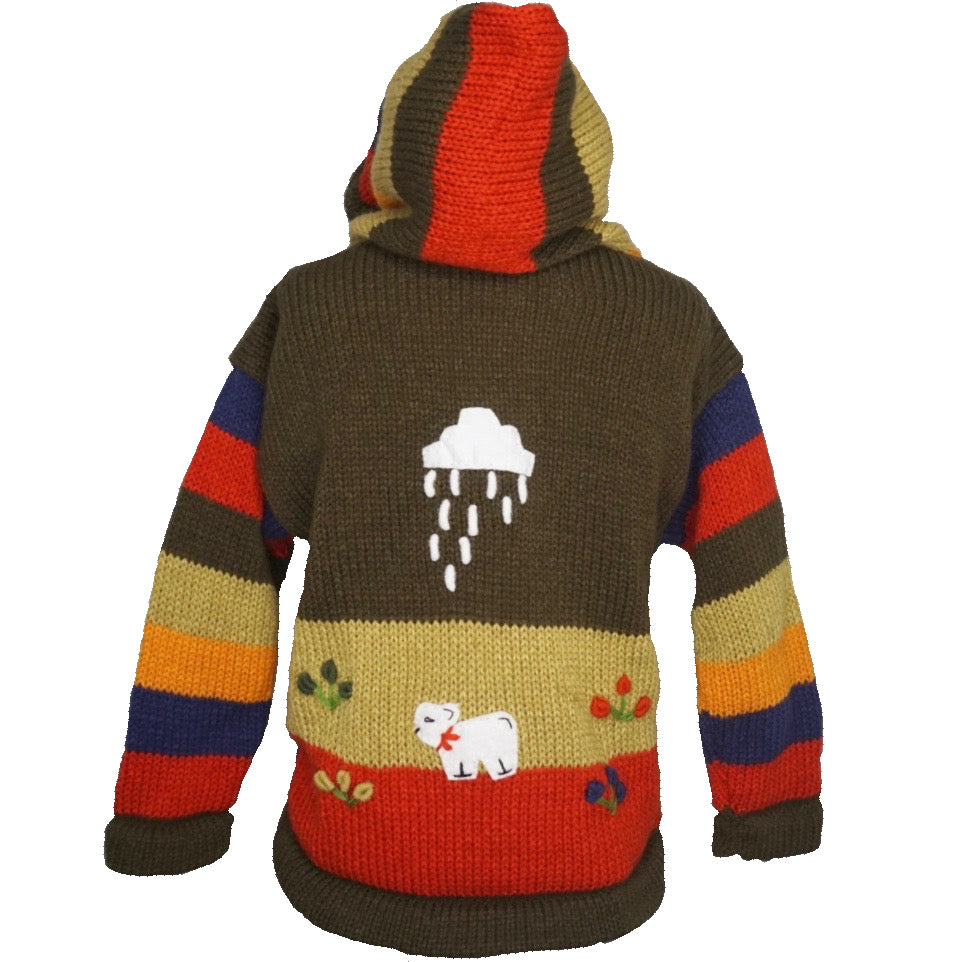 Tradition Peruvian Jumper - Khaki